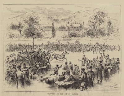 Trotting on the Ice in Canada by John Jellicoe